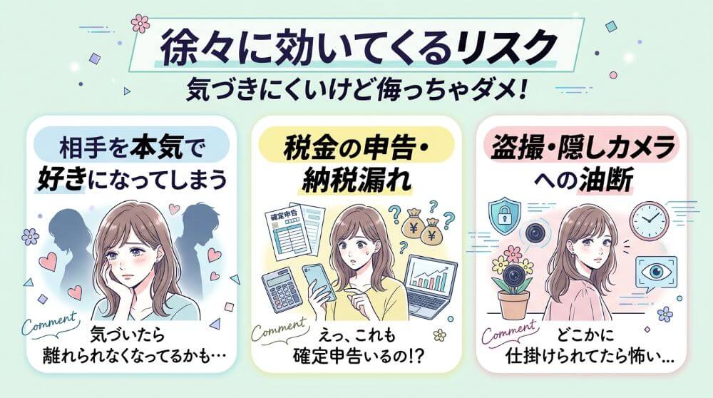パパ活の避けるべき低リスク